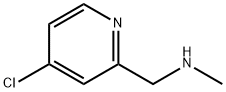 1-(4-氯吡啶-2-基)-N-甲基甲胺, 881205-08-9, 结构式