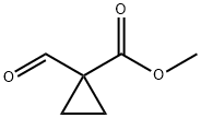 Methyl 1-forMylcyclopropane-1-carboxylate Structure