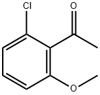 1-(2-クロロ-6-メトキシフェニル)エタノン 化学構造式