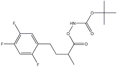 (3R)-N-叔丁氧羰基-3-氨基-4-(2,4,5-三氟苯基)丁酸甲酯,881995-73-9,结构式