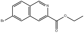 Ethyl 6-broMoisoquinoline-3-carboxylate Structure