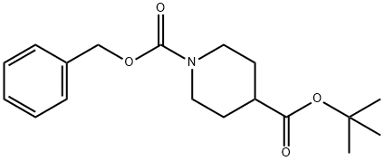 N-苄氧羰基-4-哌啶羧酸叔丁酯, 882738-24-1, 结构式