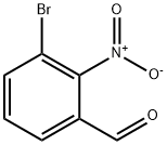 3-ブロモ-2-ニトロベンズアルデヒド 化学構造式