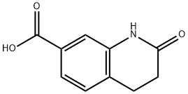 2-氧代-1,2,3,4-四氢喹啉-7-羧酸, 88371-24-8, 结构式