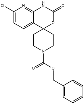 Benzyl 7'-chloro-2'-oxo-1',2'-dihydrospiro[piperidine-4,4'-pyrido[2,3-d][1,3]oxazine]-1-carboxylate Structure