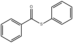 Benzenecarbothioic acid, S-phenyl ester Structure