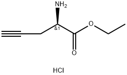 ethyl 2-aMino-4-pentynoate  Monohydrochloride Structure