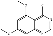 4-クロロ-5,7-ジメトキシキナゾリン 化学構造式