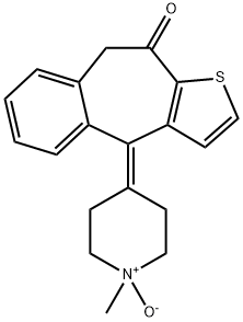 酮替芬杂质D, 88456-70-6, 结构式