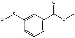 Methyl 3-chlorosulphenyl benzoate Struktur