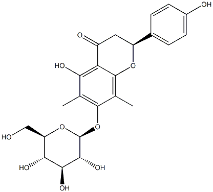 (2S)-7-(BETA-D-吡喃葡萄糖基氧基)-2,3-二氢-5-羟基-2-(4-羟基苯基)-6,8-二甲基-4H-1