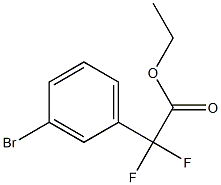 Ethyl 2-(3-broMophenyl)-2,2-difluoroacetate Struktur