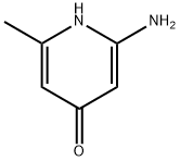 2-AMINO-6-METHYL-4(1H)-PYRIDINONE 结构式