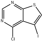 4-氯-5-碘噻吩并[2,3-D]嘧啶,885229-27-6,结构式