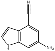 6-氨基-4-氰基吲哚, 885518-24-1, 结构式