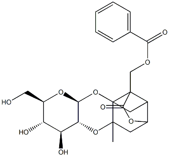 芍药新苷,88623-95-4,结构式