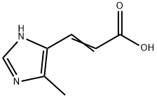 3-(5-甲基-1H-咪唑-4-基)-2-丙烯酸, 88634-90-6, 结构式