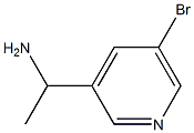 1-(5-溴-3-吡啶基)乙胺,886374-05-6,结构式