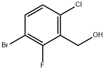 (3-BroMo-6-chloro-2-fluorophenyl)Methanol Structure