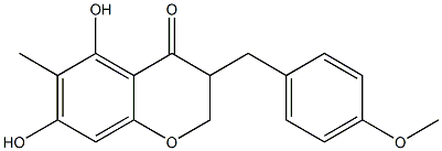 Ophiopogonanone B Struktur