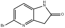 5-溴-1H-吡咯并[3,2-B]吡啶-2(3H)-酮 结构式