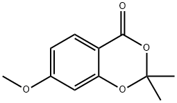 7-Methoxy-2,2-diMethyl-4H-1,3-benzodioxin-4-one Struktur