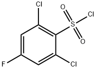 2,6-dichloro-4-fluorobenzene-1-sulfonyl chloride Structure