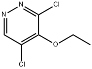 3,5-dichloro-4-ethoxypyridazine Struktur