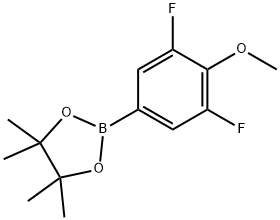 3,5-Difluoro-4-Methoxybenzeneboronic acid pinacol ester, 96% Structure