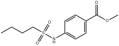 Methyl 4-(butane-1-sulfonaMido)benzoate Structure