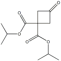 3-氧代环丁烷-1,1-二羧酸,二异丙酯,893724-10-2,结构式