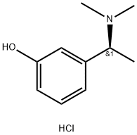 3-(1-(S)-(N,N-二甲基氨基)乙基)苯酚盐酸盐 结构式