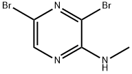 3,5-dibroMo-N-Methylpyrazin-2-aMine Structure