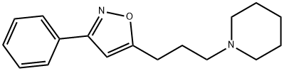 3-苯基-5-(3-(哌啶-1-基)丙基)异恶唑, 895-73-8, 结构式