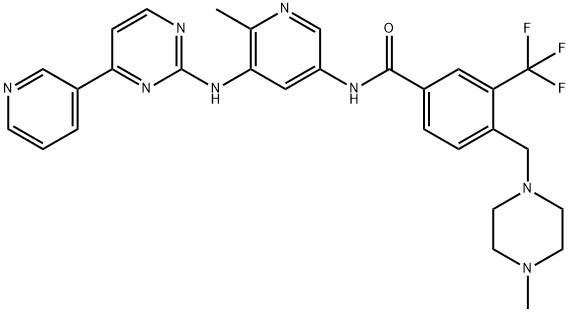 氟马替尼, 895519-90-1, 结构式