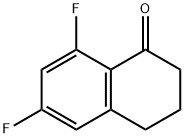 6,8-DIFLUORO-1,2,3,4-TETRAHYDRONAPHTHALEN-1-ONE Struktur