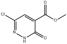Methyl 6-chloro-3-oxo-2,3-dihydropyridazine-4-carboxylate Structure