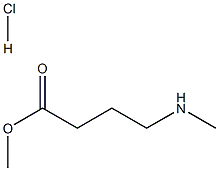 4-(甲基氨基)丁酸盐酸盐甲基,89584-24-7,结构式