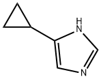 4-环丙基-1(3)H-咪唑, 89830-98-8, 结构式