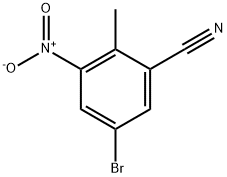 5-BroMo-2-Methyl-3-nitrobenzonitrile Structure