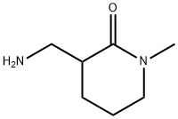 3-(氨基甲基)-1-甲基哌啶-2-酮盐酸盐,89940-85-2,结构式