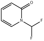 1-(二氟甲基)-1,2-二氢吡啶-2-酮 结构式