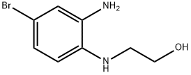 2-((2-氨基-4-溴苯基)氨基)乙醇, 90002-50-9, 结构式