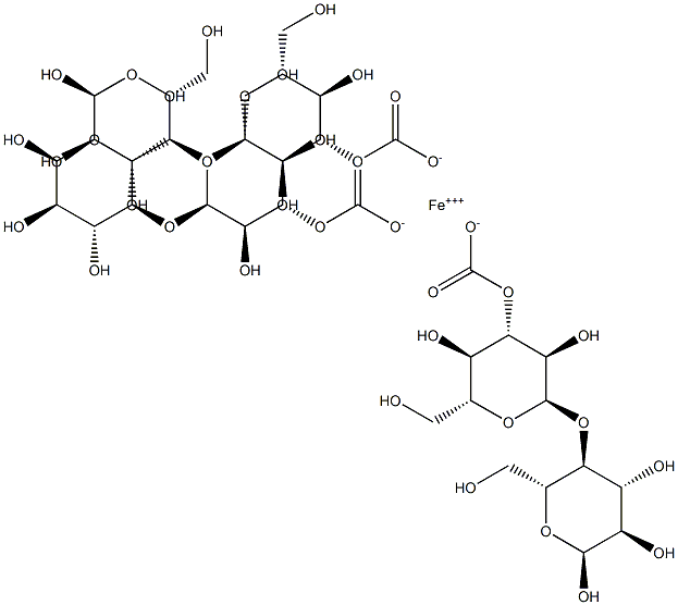 羧基麦芽糖铁,9007-72-1,结构式