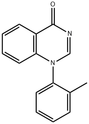 1-(邻甲苯基)喹唑啉-4(1H)-酮, 90071-27-5, 结构式