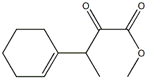 3-(环己-1-烯-1-基)-2-氧代丁酸甲酯, 90107-26-9, 结构式