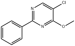 5-氯-4-甲氧基-2-苯基嘧啶, 901311-79-3, 结构式