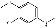 3-chloro-4-methoxy-N-methylaniline 化学構造式