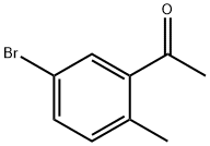 2-甲基-5-溴苯乙酮 结构式