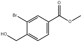 Methyl 3-broMo-4-(hydroxyMethyl)benzoate Structure